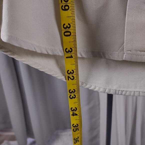 Keeler Bay Mens 100% Cotton Long Sleeve Button Down Beige Shirt Size Medium - Picture 6 of 11